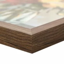 Glass Framed Floral Strokes Print Wall Art, 11x14 -Cosplay Shop glass framed floral strokes print wall art 11x14 3