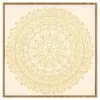 Glass Framed Gold Mandala Wall Art, 18" 1 Glass Framed Gold Mandala Wall Art, 18" -Cosplay Shop glass framed gold mandala wall art 18