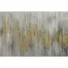 Gold Glittered Abstract Canvas Wall Art, 36x24