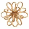 Gold Metal Flower, 5" 2 Gold Metal Flower, 5" -Cosplay Shop gold metal flower 5