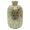 Gold Mosaic Vase, 14" -Cosplay Shop gold mosaic vase 14