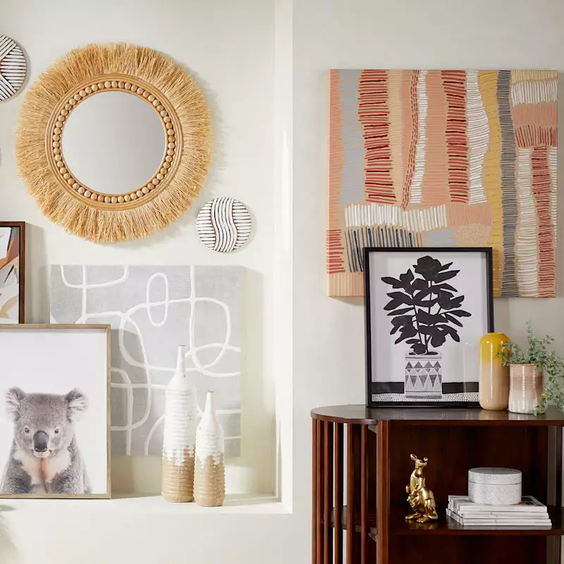 Gold & White Drip Ceramic Vase, 6" 4 Gold & White Drip Ceramic Vase, 6" - Image 2