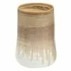 Gold & White Drip Ceramic Vase, 6" -Cosplay Shop gold white drip ceramic vase 6
