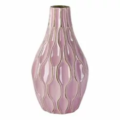 Grace Mitchell Katherine Purple Ceramic Vase, 12"