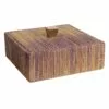 Grace Mitchell Lilac Woven Seagrass Decorative Box, 6"