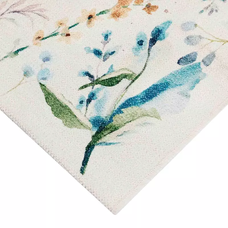 Grace Mitchell Multicolor Floral Print Accent Rug, 27x45 4 Grace Mitchell Multicolor Floral Print Accent Rug, 27x45 - Image 2