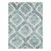 Harput Blue Floral Area Rug, 5x7 1 Harput Blue Floral Area Rug, 5x7 -Cosplay Shop harput blue floral area rug 5x7 1