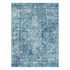 Harput Blue Medium Area Rug, 5x7