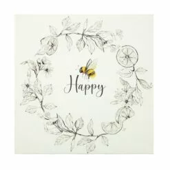 Honeybloom 3-Piece Bee Canvas Wall Art, 6" -Cosplay Shop honeybloom 3 piece bee canvas wall art 6 2