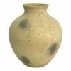 Honeybloom Beige Distressed Ceramic Vase, 7.3" -Cosplay Shop honeybloom beige distressed ceramic vase 7.3