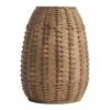 Honeybloom Brown Wicker-Look Vase, 8" 1 Honeybloom Brown Wicker-Look Vase, 8" -Cosplay Shop honeybloom brown wicker look vase 8