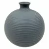 Honeybloom Grey Ceramic Vase, 7"&nbsp; &nbsp; -Cosplay Shop honeybloom grey ceramic vase 7C2A0 C2A0