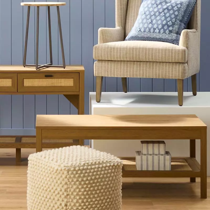 Honeybloom Ivory & Blue Striped Decorative Box, 6x5 10 Honeybloom Ivory & Blue Striped Decorative Box, 6x5 - Image 8