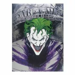 Joker Metallic Canvas Wall Art, 12x16