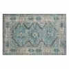 Khloe Blue & Tan Accent Rug, 4x6 -Cosplay Shop khloe blue tan accent rug 4x6 1