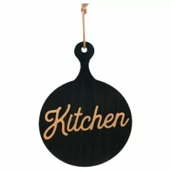 Kitchen Round Wall Art, 15x20