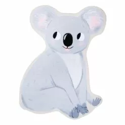 Koala Shaped Grey Parker Accent Rug, 36"