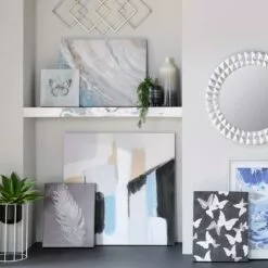 Laila Ali Black & Gold Butterflies Canvas Wall Art, 16x20 -Cosplay Shop laila ali black gold butterflies canvas wall art 16x20 3