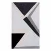 Laila Ali Black & White Geo Accent Rug, 27x45 1 Laila Ali Black & White Geo Accent Rug, 27x45 -Cosplay Shop laila ali black white geo accent rug 27x45 1