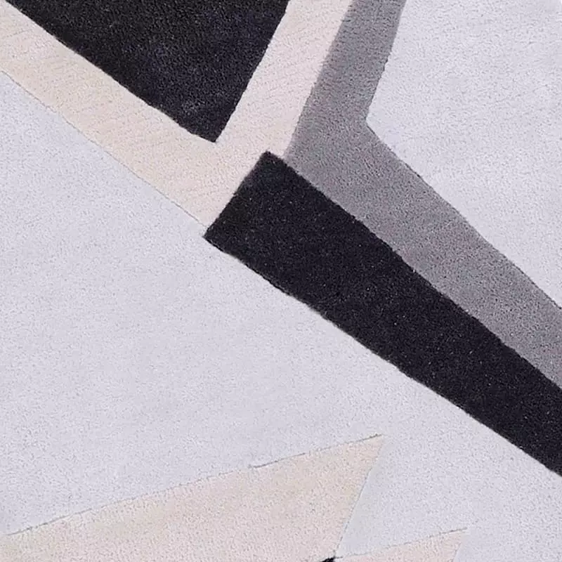 Laila Ali Black & White Geo Accent Rug, 27x45 6 Laila Ali Black & White Geo Accent Rug, 27x45 - Image 4