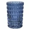 Laila Ali Blue Textured Glass Vase, 8" -Cosplay Shop laila ali blue textured glass vase 8