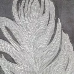 Laila Ali Grey Feather Canvas Wall Art, 16x20 -Cosplay Shop laila ali grey feather canvas wall art 16x20 4