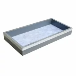 Laila Ali Metallic Decal Decorative Tray, 12x6