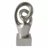 Laila Ali Silver Abstract Loop Figurine, 8" -Cosplay Shop laila ali silver abstract loop figurine 8
