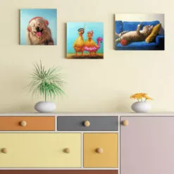 Lazy Sunday Canvas Wall Art, 16x12 -Cosplay Shop lazy sunday canvas wall art 16x12 3