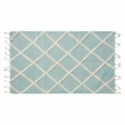 Lillia Taupe & Ivory Diamond Accent Rug, 27x45