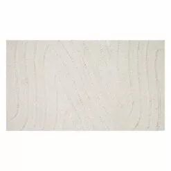 Mac White Accent Rug, 27x45