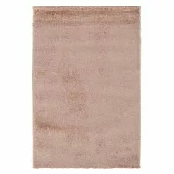 Macy Pink Shag Accent Rug, 3x5