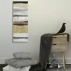 Metallic Abstract Canvas Wall Art, 16x40 -Cosplay Shop metallic abstract canvas wall art 16x40 2