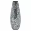 Metallic Mosaic Glass Vase, 12" 2 Metallic Mosaic Glass Vase, 12" -Cosplay Shop metallic mosaic glass vase 12