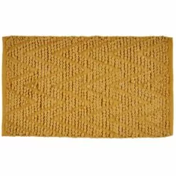Mustard Chevron Bubble Accent Rug, 20x34