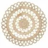 Natural Jute Round Accent Rug, 38" -Cosplay Shop natural jute round accent rug 38