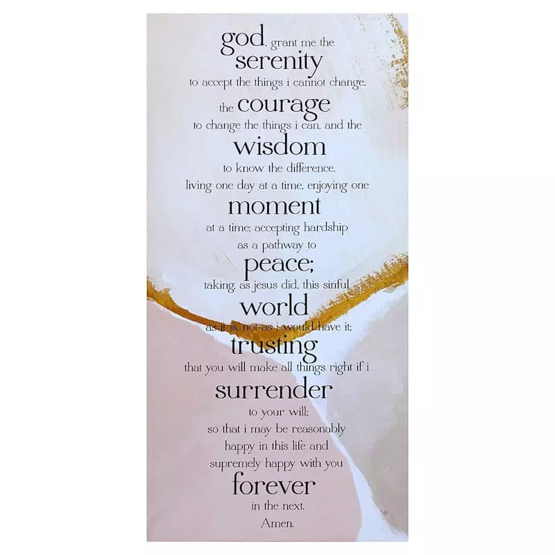 Prayer Canvas Wall Art, 12x24 3 Prayer Canvas Wall Art, 12x24