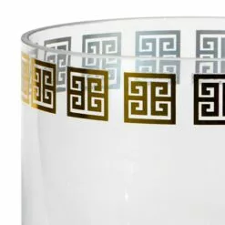 Providence Clear Greek Key Cylinder Glass Vase, Small 7 Providence Clear Greek Key Cylinder Glass Vase, Small -Cosplay Shop providence clear greek key cylinder glass vase small 2