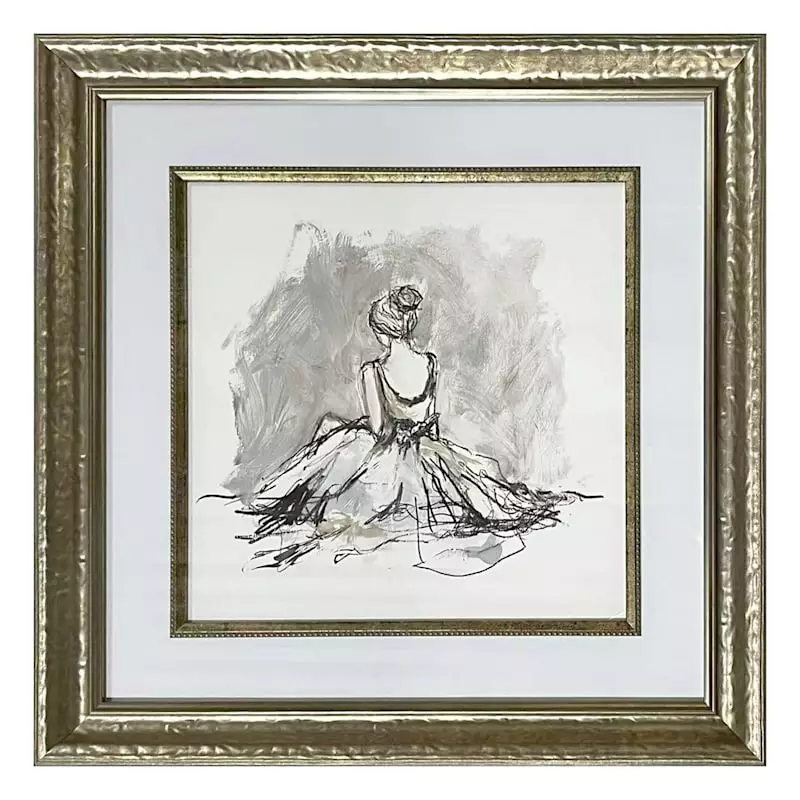 Providence Glass Framed Evening Elegance Print Wall Art, 19" 3 Providence Glass Framed Evening Elegance Print Wall Art, 19"