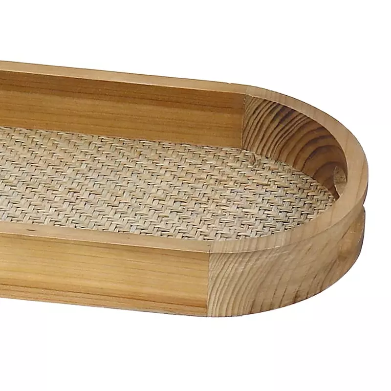 Providence Oval Wooden Tray, Small 4 Providence Oval Wooden Tray, Small - Image 2