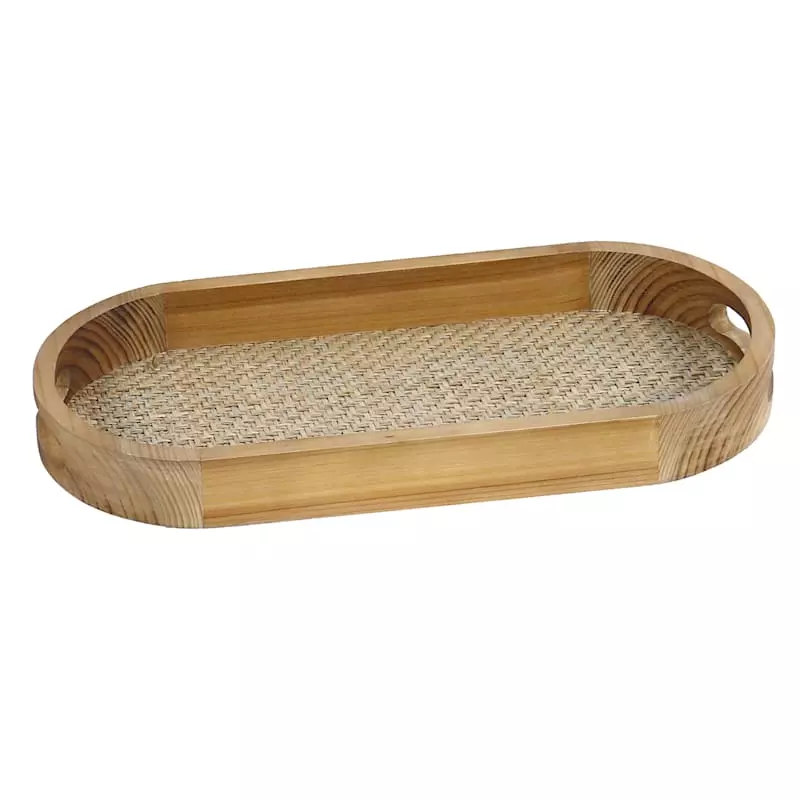 Providence Oval Wooden Tray, Small 3 Providence Oval Wooden Tray, Small