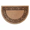 Providence Scroll Border Print Sliced Coir Mat, 2x3 2 Providence Scroll Border Print Sliced Coir Mat, 2x3 -Cosplay Shop providence scroll border print sliced coir mat 2x3 1
