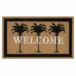 Providence Welcome Palms Coir Mat, 18x30