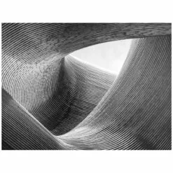 Published Black & White Abstract Textured Canvas Wall Art, 40x30