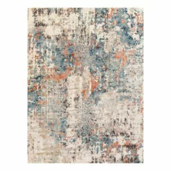 Pune Multicolor Abstract Area Rug, 8x10