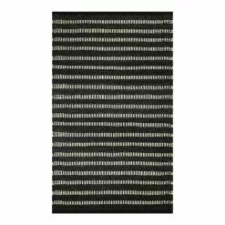 SHIRE STRIPE IVRY/BLK 27X45