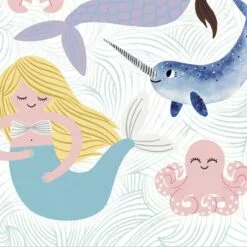 Tiny Dreamers Mermaid Canvas Wall Art, 12x16 -Cosplay Shop tiny dreamers mermaid canvas wall art 12x16 3