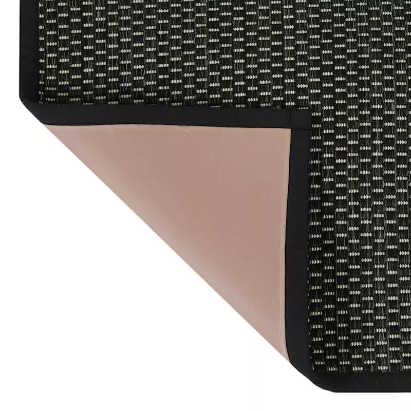 Tonal Dark Grey Puff-Back Kitchen Mat, 21x34 5 Tonal Dark Grey Puff-Back Kitchen Mat, 21x34 - Image 3