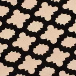 Torino Black Trellis Area Rug, 5x7 -Cosplay Shop torino black trellis area rug 5x7 4