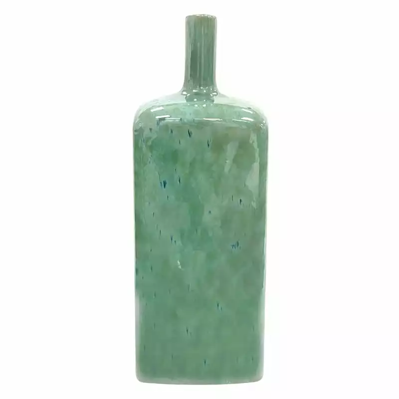 Tracey Boyd Eden Green Reactive Vase, 12" 3 Tracey Boyd Eden Green Reactive Vase, 12"